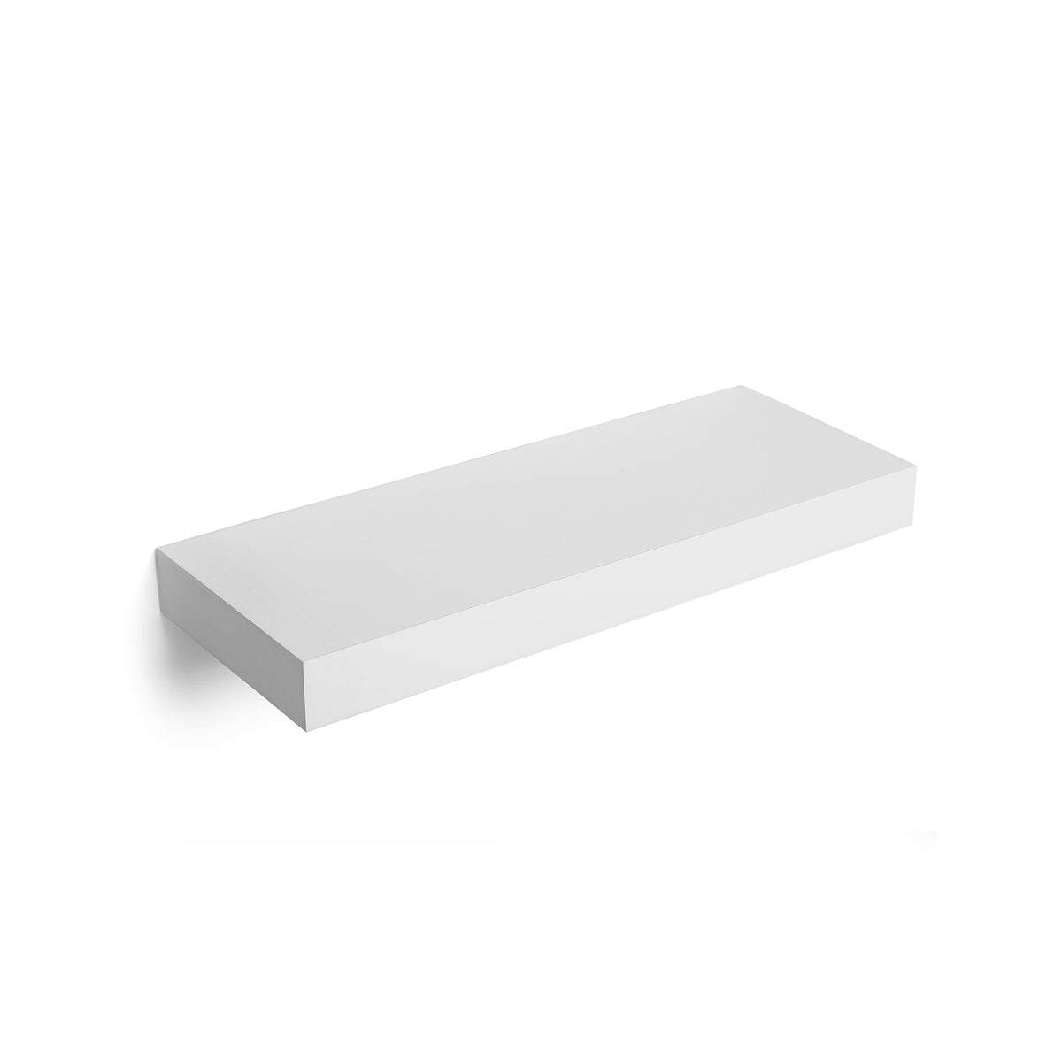 Minimalist Floating Shelves Set of 2 White Floating Shelves No Drill Shelf  Using Adhesive Wall Mounted White Shelves 