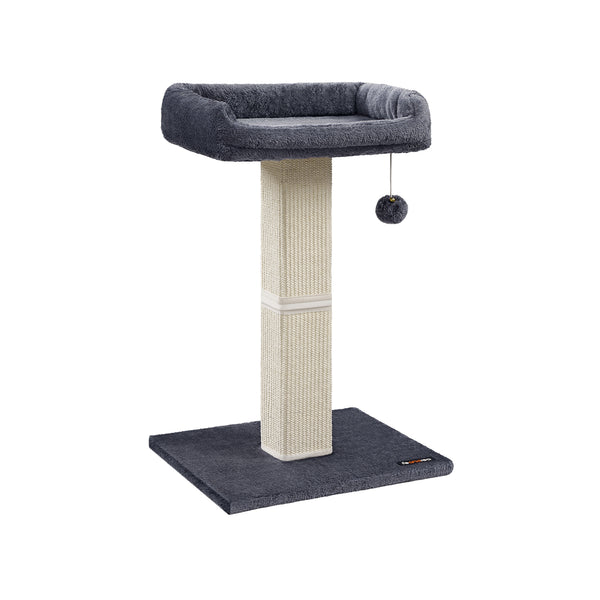 Grey cat scratch post hotsell